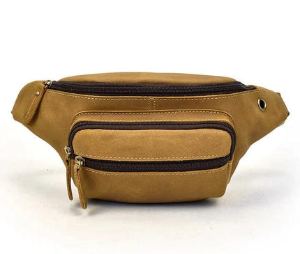 banane-en-cuir-marron-multiples-poches-zippees