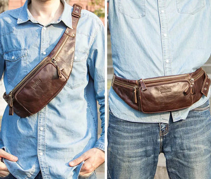 sac-banane-marron-fonce-multiples-compartiments