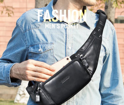 sac-banane-marron-fonce-multiples-compartiments