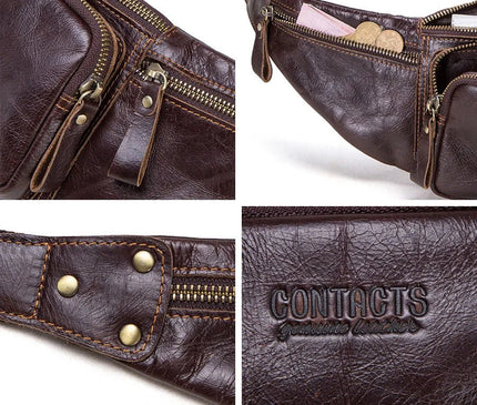sac-banane-marron-fonce-multiples-compartiments