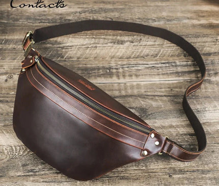 sac-banane-marron-fonce-design-arrondi-vintage