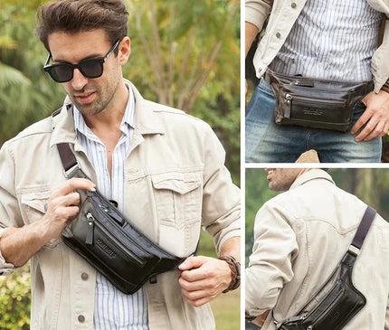 sac-banane-brun-patine-compact-poche-zippees