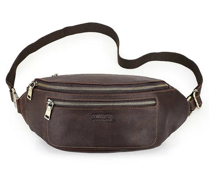sac-banane-marron-fonce-multi-compartiments-design-ergonomique