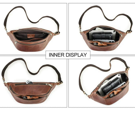 sac-banane-marron-fonce-multi-compartiments-design-ergonomique