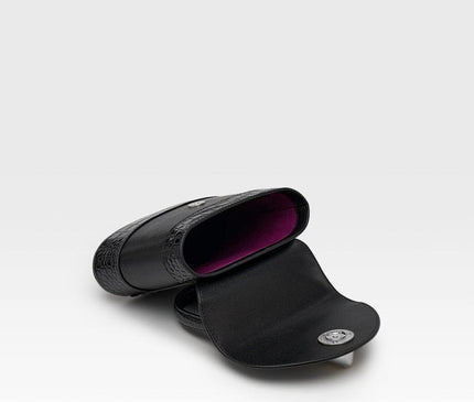 sac-a-main-noir-compact-detail-tete-chat
