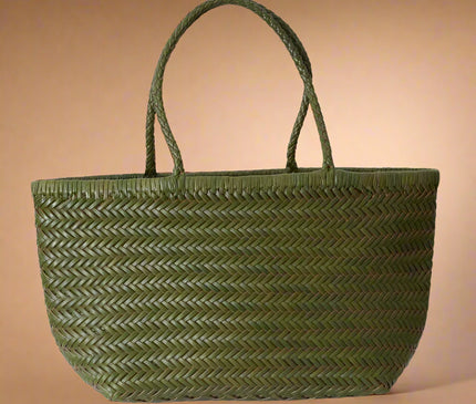 sac-cabas-motif-tresse-marron-trapezoidal