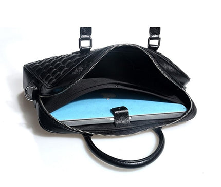 Sac Géométrique Noir avec Motif Tricolore Moderne