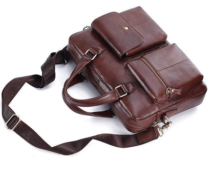 sac-rectangulaire-marron-poches-zippees-bandouliere