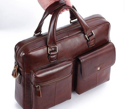 sac-rectangulaire-marron-poches-zippees-bandouliere