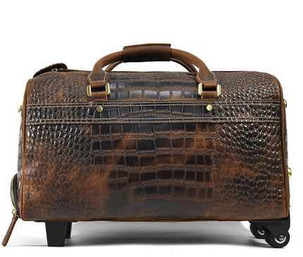 sac-de-voyage-vintage-motif-crocodile