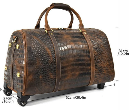 sac-de-voyage-vintage-motif-crocodile