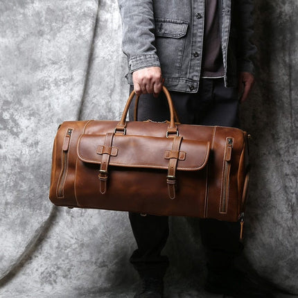 sac-de-voyage-xxl-marron-rustique-poche-boucles