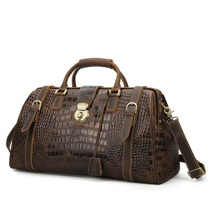 sac-de-voyage-vintage-motif-crocodile