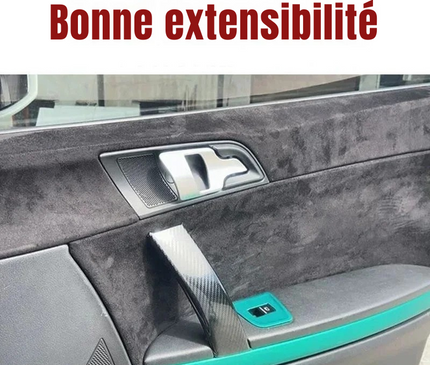 Patch tissu en cuir auto-adhésif multicolore