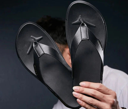 tongs-decontractees-homme-noir