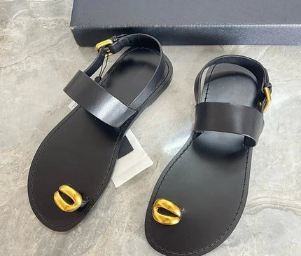 sandales-minimalistes-noires-cauri-dore