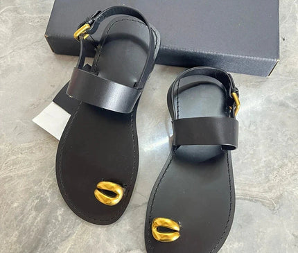 sandales-minimalistes-noires-cauri-dore