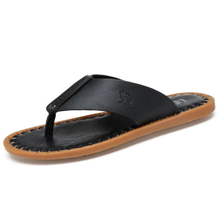 sandales-decontractees-homme-bride-noire-semelle-cousue-marron