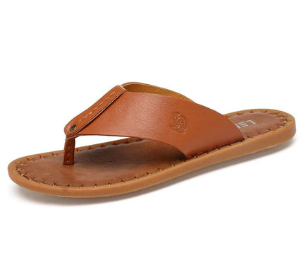 sandales-decontractees-homme-bride-noire-semelle-cousue-marron