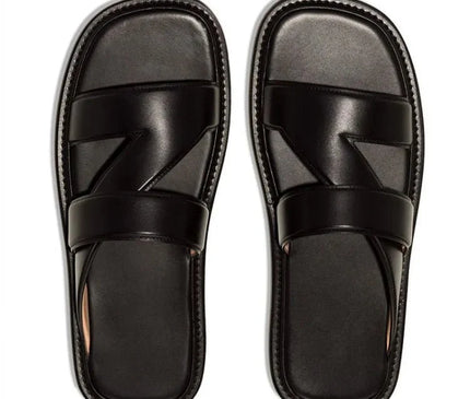 sandales-ouvertes-homme-croisees-design-minimaliste-noir