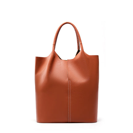 Grand cabas minimaliste avec poignée double