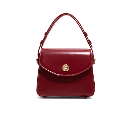 Petit sac à main avec détail floral doré